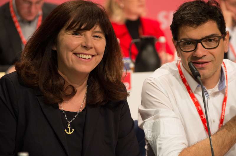 Jutta Steinruck und Salvatore Barbaro (Foto: Oskar Grimm/SPD Landesverband Rheinland-Pfalz)