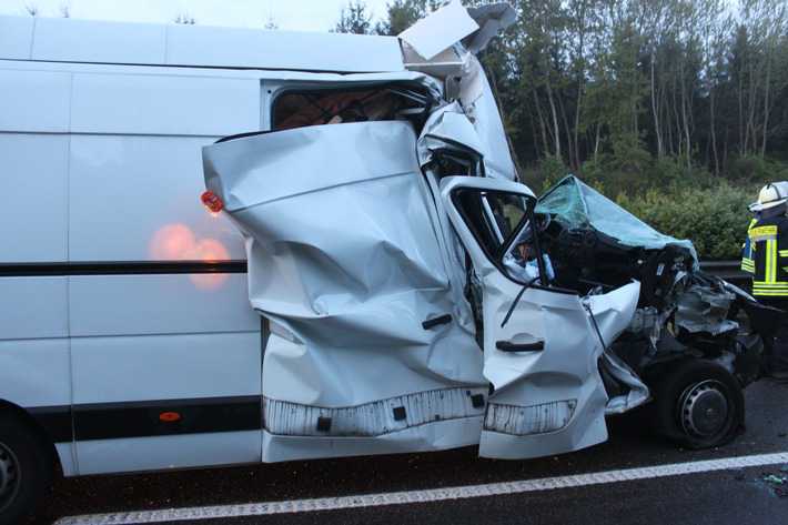 Die zerstörte Fahrerkabine