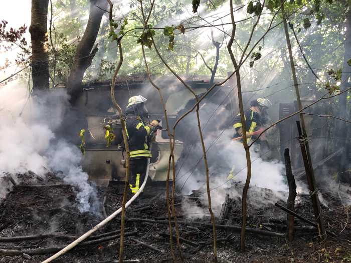 Brandeinsatz der Weinheimer Feuerwehr