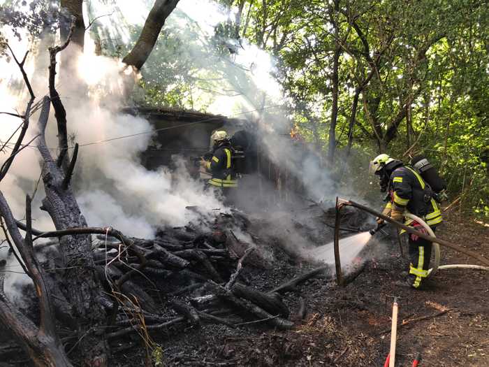 Brandeinsatz der Weinheimer Feuerwehr