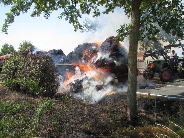 Brandort auf der L 425