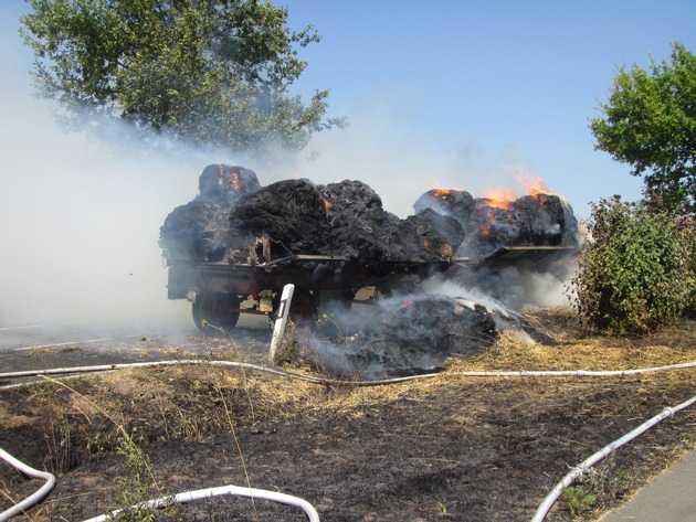 Brandort auf der L 425