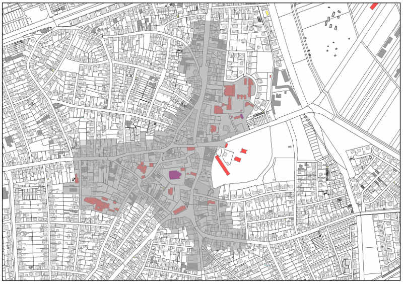 Aktive Kernbereiche Lorsch Karte Fördergebiet (Quelle: Stadt Lorsch)