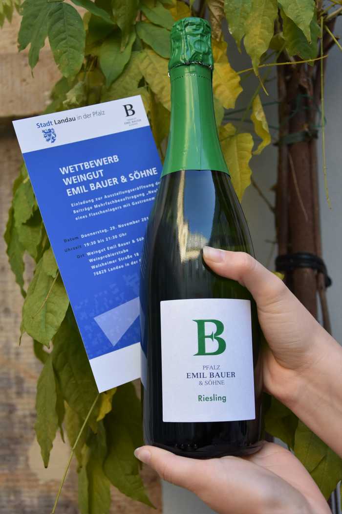 Zukunftsweisend: Mit Unterstützung der Stadt Landau beschritt das Weingut Emil Bauer & Söhne aus Nußdorf beim Wettbewerb bzw. der Mehrfachbeauftragung für den Neubau eines Flaschenlagers mit Gastronomie neue Wege. Quelle: Stadt Landau