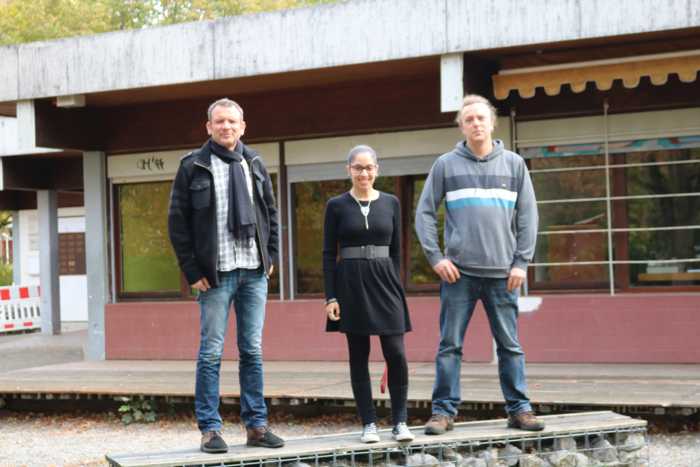 Team MGH - Foto (Stadt Weinheim) zeigt v.l. Martin Wetzel, Maria Canales und Jonas Wichert