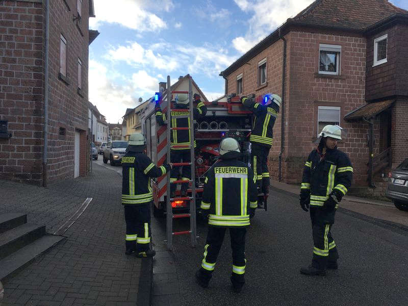 Sturmeinsatz (Foto: Presseteam der Feuerwehr VG Lambrecht)