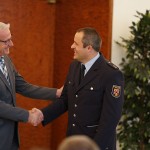 Polizeipräsident Jürgen Schmitt und Polizeioberrat Klaus Sommer