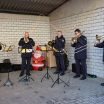 Das Blechbläserquintett des Landespolizeiorchesters Rheinland-Pfalz