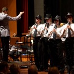 Klarinettenquartett beim Bugatti-Step