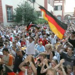 Jubel Fußballfans Fußball Fans WM EM Weinheim