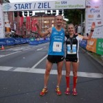 Falk Cierpinsky und Lea Düppe gewannen den Halbmarathon