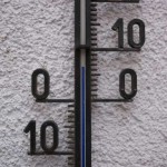 Thermometer Winter 6 Grad