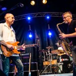 Al Leisner mit Saxophonist Kai Liedtke (Foto: Helmut Dell)