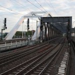 Konrad-Adenauer-Brücke Mannheim Bahn