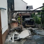 Frankfurt Niederrad Kniebisstraße Feuerwehr EinsatzFw