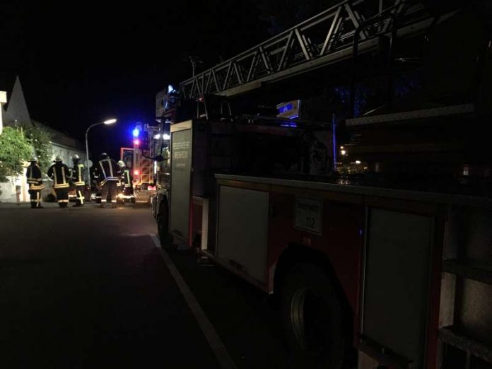 Die Feuerwehr im Einsatz (Foto: Sven Buerholt)