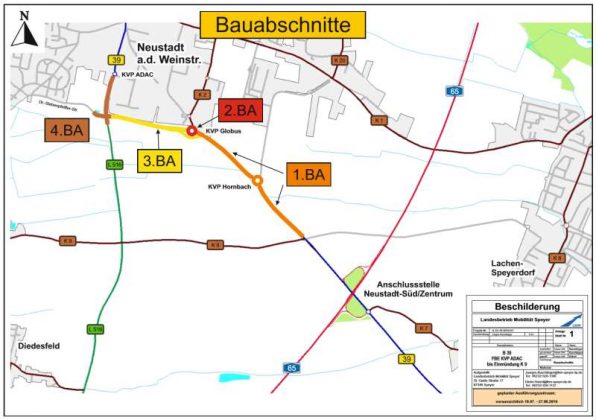 B 39: Fahrbahnerneuerung Zwischen Kreisverkehr-ADAC Und Einmündung K 9 ...