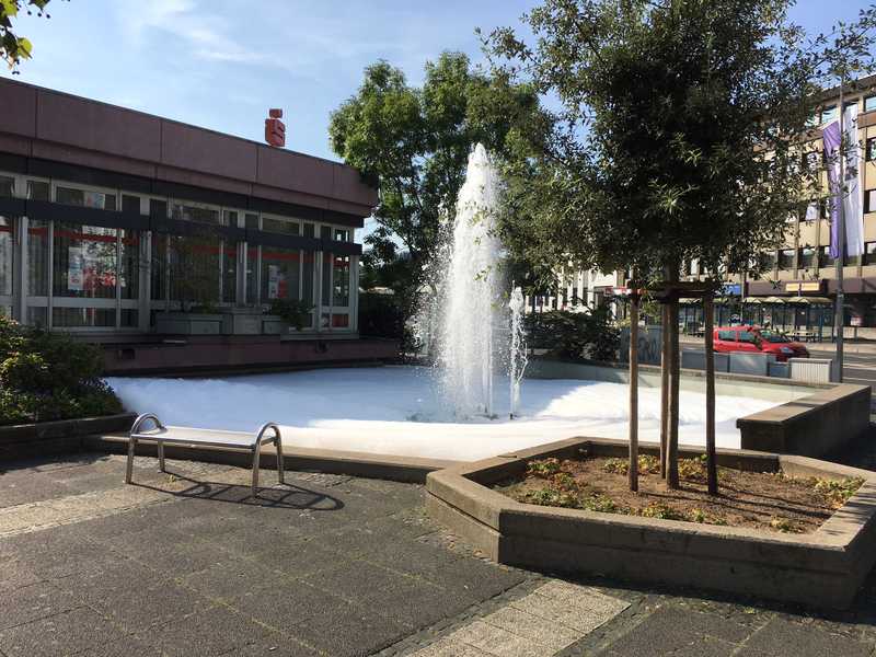 Es war ein aufsehenerregendes Spektakel - Der schäumende Brunnen