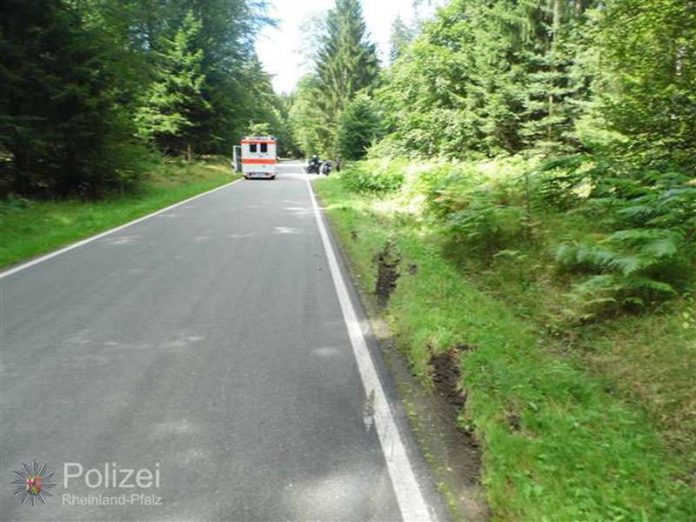 Übersicht der Unfallstelle (Foto: Polizei)