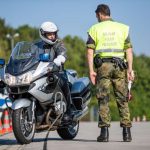 Das Foto entstand bei einer Verkehrskontrolle an der der BAB 61