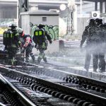 Großübung im Eisenbahntunnel