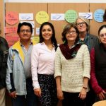 Die Delegation aus Chiapas bei ihrem Besuch in Germersheim mit Prof. Dr. Martina Schrader-Kniffki (hinten links) und dem Projektteam des FTSK (Foto: Michal Ziolkowski)