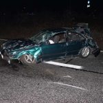 Unfallbeschädigter PKW (Foto: Polizei RLP)