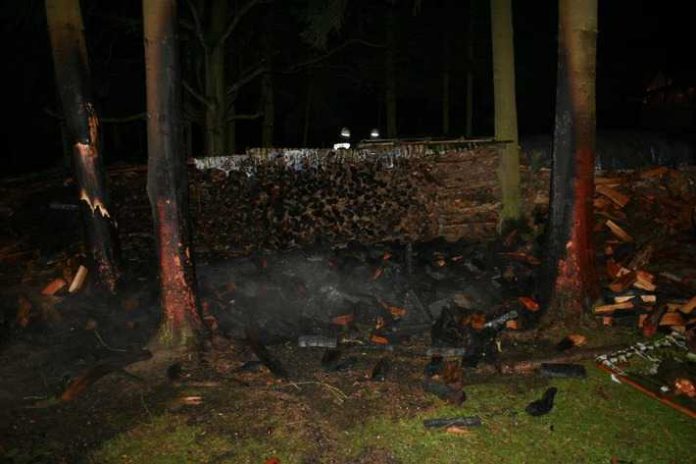 Brandstiftung in Medard