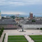 Blick vom Karlsruher Schloss in die Innenstadt (Foto: Holger Knecht)