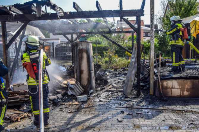 Einsatz der Feuerwehr in Forst