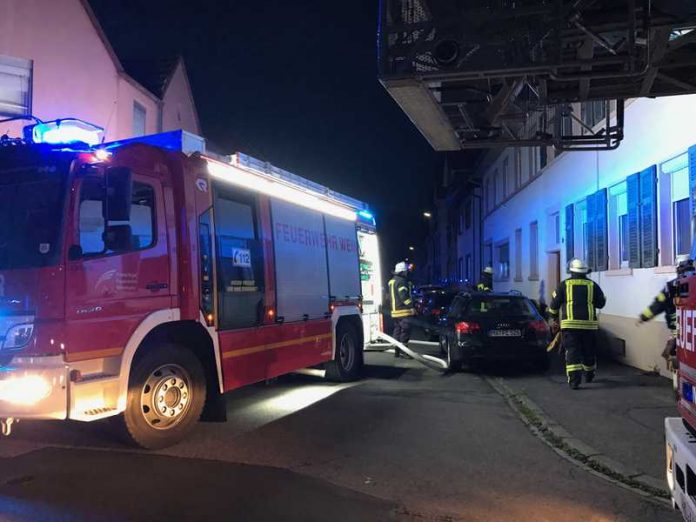 Zimmerbrand in der Karlstrasse