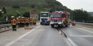 Übersicht der Unfallstelle (Foto: Polizei RLP)