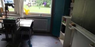 Einbruch in der Waldschule