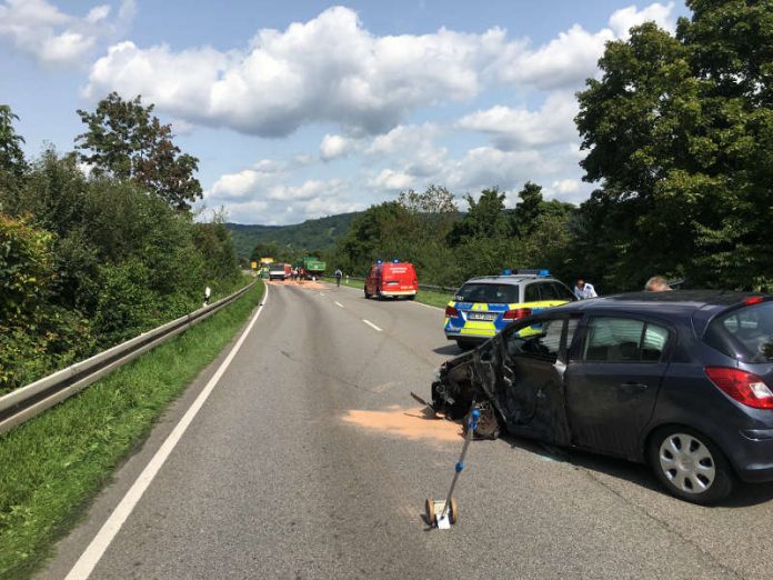 Verkehrsunfall auf der Westtangente (Foto: Ralf Mittelbach)