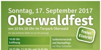 Plakat zum Oberwaldfest (Quelle: Stadt Karlsruhe)