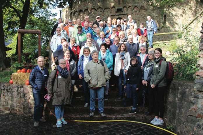 Die Teilnehmer am Auerbacher Schloss (Foto: Sandra Diehm)