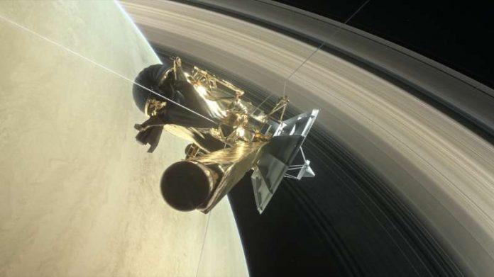 Großes Finale der Raumsonde Cassini (https://youtu.be/xrGAQCq9BMU), NASA Jet Propulsion Laboratory