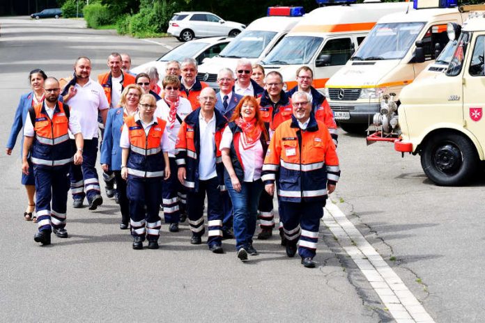 Die Malteser in Ludwigshafen - freuen sich über das 50jährige Bestehen und laden zur Jubiläumsfeier am 05.11. ein. (Foto: Stefan Steiner, Wachenheim)