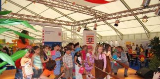 Show-Einlage zur Sprachförderung durch das RP auf dem Hessentag. (Foto: Regierungspräsidium Darmstadt)