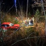 Die Person, die das Auto fuhr, flüchtete von der Unfallstelle (Foto: Feuerwehr Kaiserslautern)