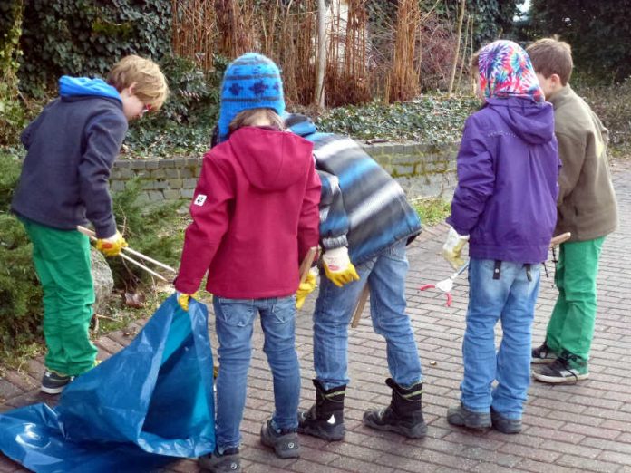 Gemeinsam auf Mülljagd (Foto: Stadt Speyer)