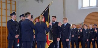 Vereidigung von Laufbahnabsolventen für den mittleren Polizeivollzugsdienst (Foto: Bundespolizei)