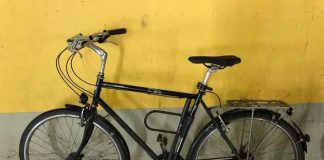 Sichergestelltes Fahrrad