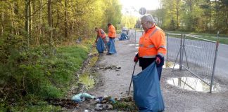 Unter anderem wurde eine LKW Stoßstange entsorgt (Foto: Stadt Speyer)