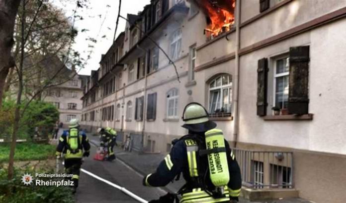 Brand Ludwigshafen 1. Gartenweg