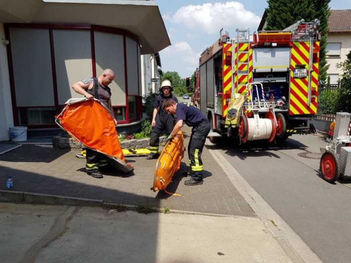 Arbeitsunfall auf einer Baustelle