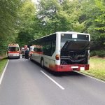 Foto von der Einsatzstelle (Foto: Presseteam der Feuerwehr VG Lambrecht)