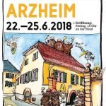 Im Landauer Stadtdorf Arzheim wird vom 22. bis zum 25. Juni Weinkerwe gefeiert. (Quelle: Ortsverwaltung Arzheim)