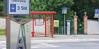 Die neue Ladestation in der Roten Turmstraße (Foto: Stadtwerke Weinheim GmbH)