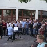 Dorfplatzserenade in Hambach (Foto: Liederkranz Hambach)